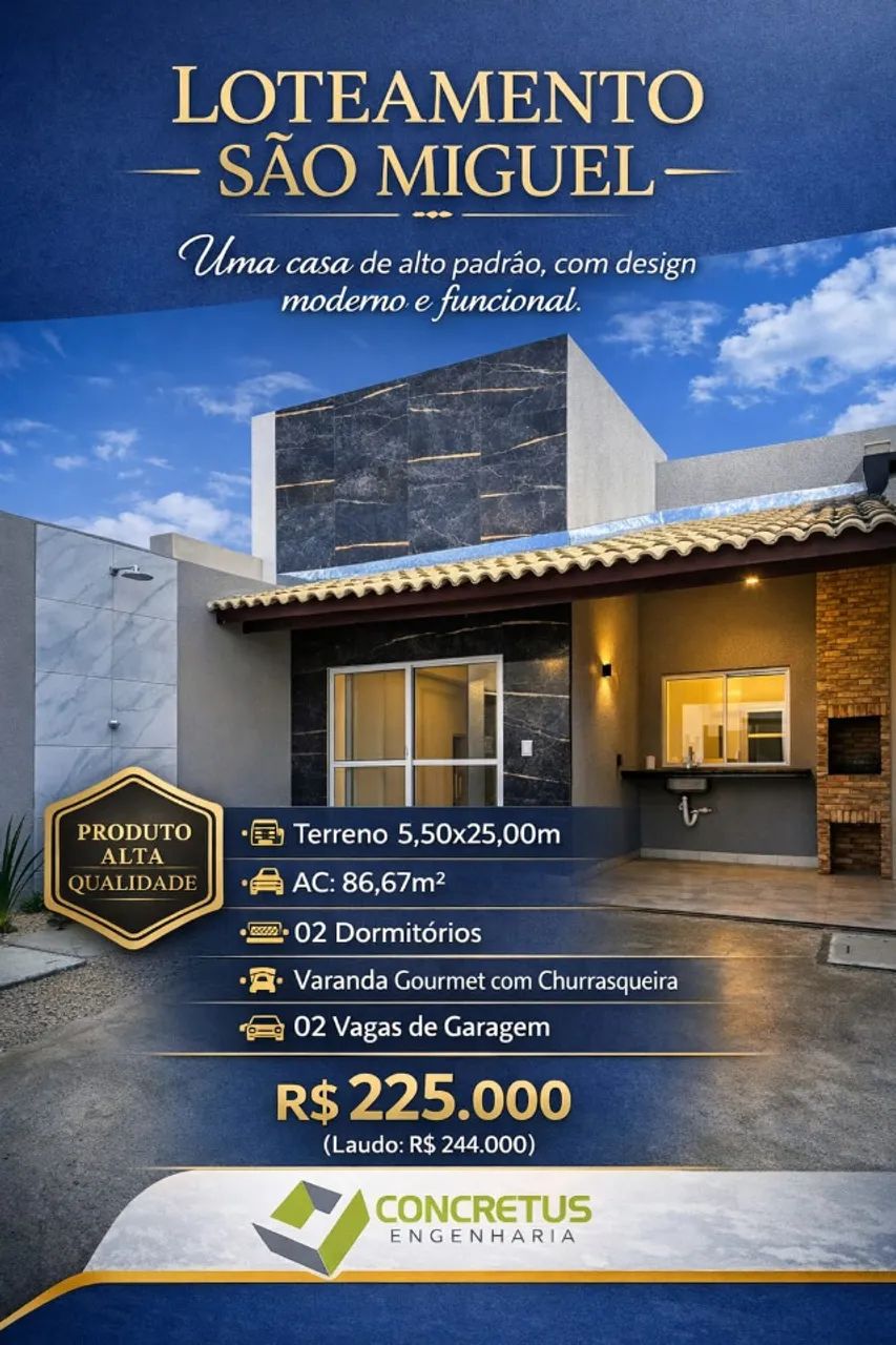 Casa com dois quartos sendo um suíte - Barrocão - Itaitinga - 86m² - Foto 3