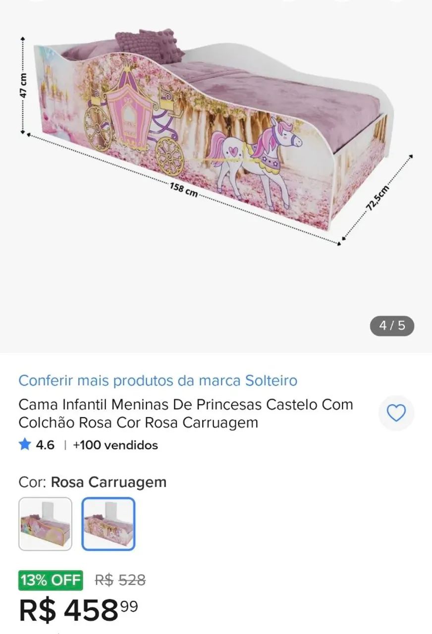 Cama infantil princesas - Foto 5