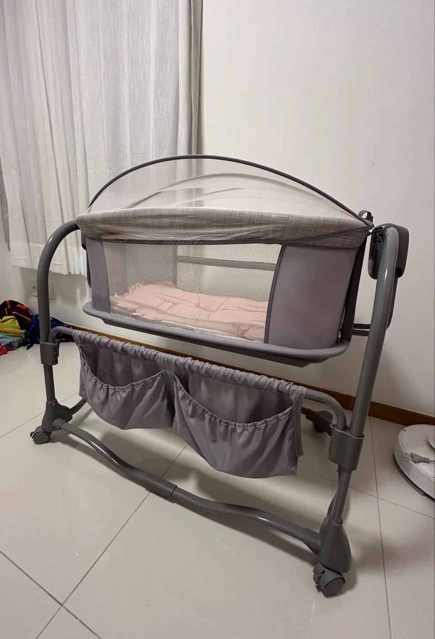 Berço Mastela Automático Bluetooth 18kg + Balanço e Touch - Foto 4