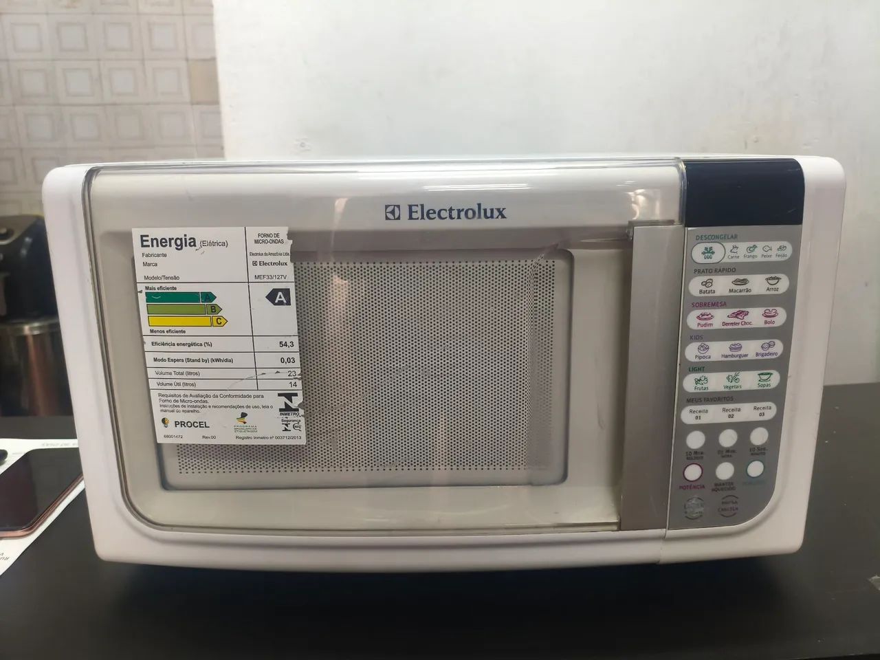 Microondas Electrolux 
