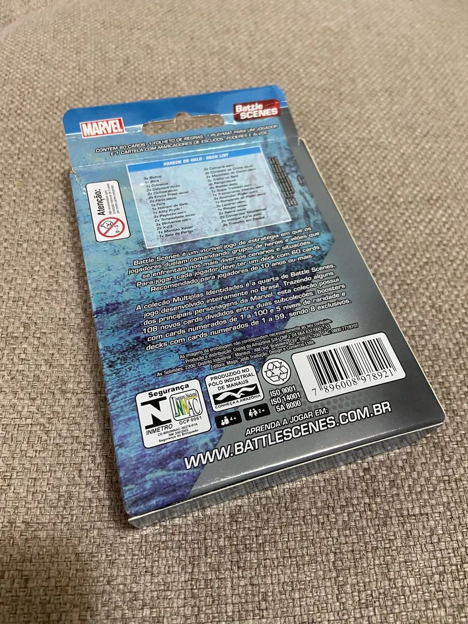 Deck Cartas TCG Marvel Battle Scenes Identidades Múltiplas  - Foto 5