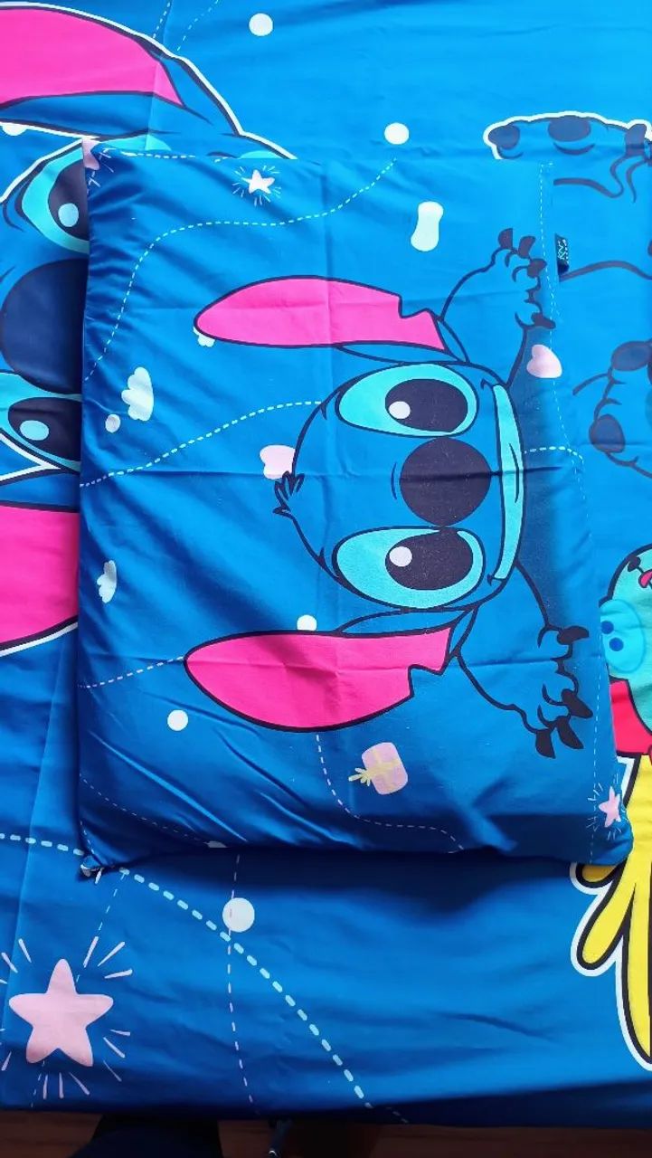 Jogo de Lençol solteiro Stitch  - Foto 2