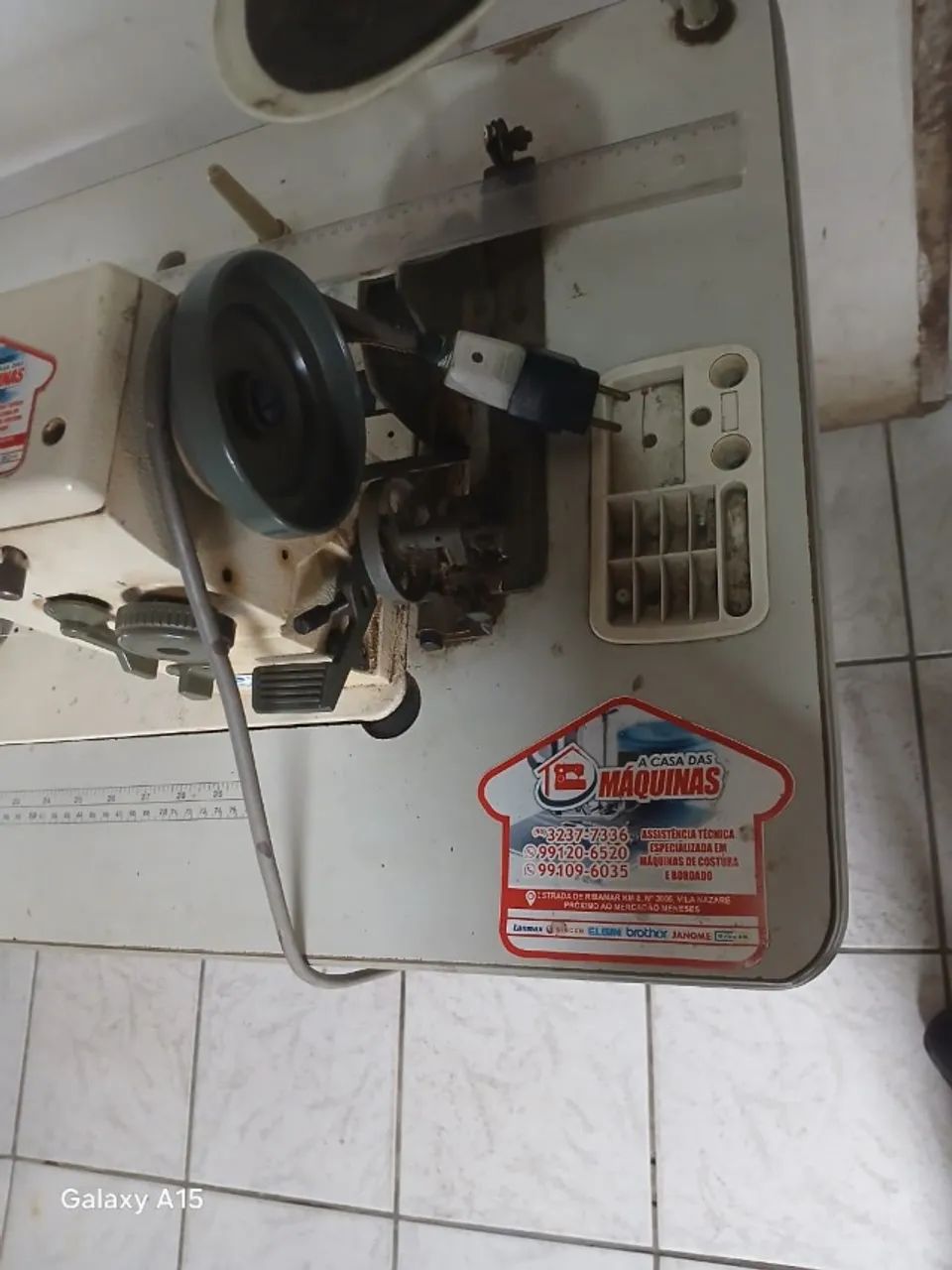 Máquina De Costura Sansei Sa-53t20u Bege 127/220v - Foto 2