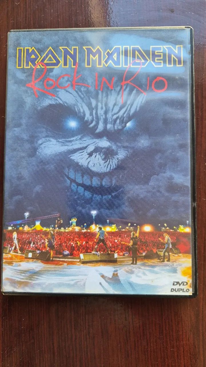 DVD Duplo Iron Maiden - Rock in Rio (Original - Show Completo +