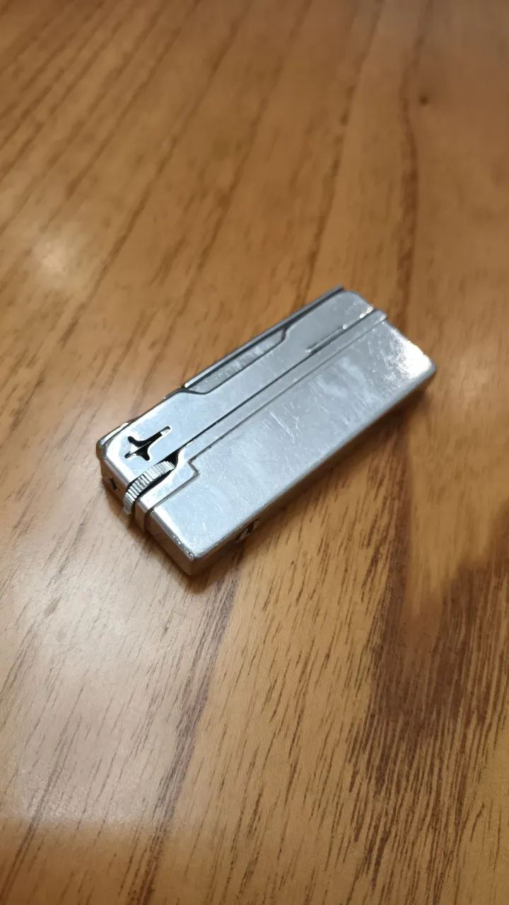 Isqueiro Vintage de metal, para restaurar  - Foto 2