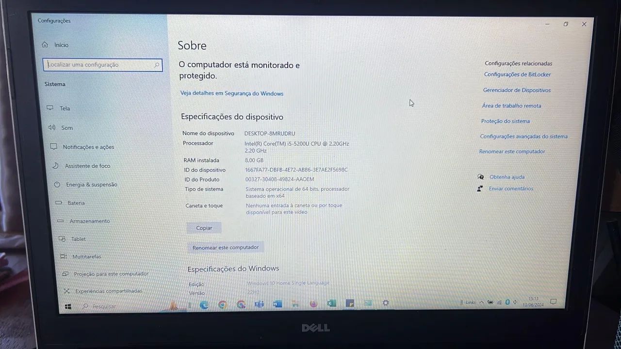 Notebook Dell Intel Core I5 8GB - Foto 2
