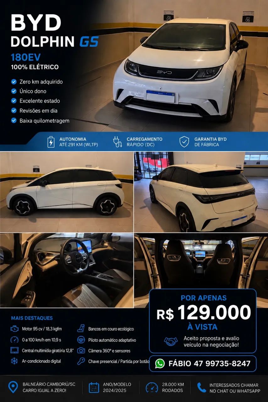 BYD Dolphin EV (Elétrico) 2025