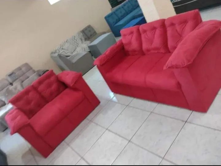 QUEIMA DE ESTOQUE SOFÁ 3E2 LUGARES PAGAMENTO NA ENTREGA. - Foto 3