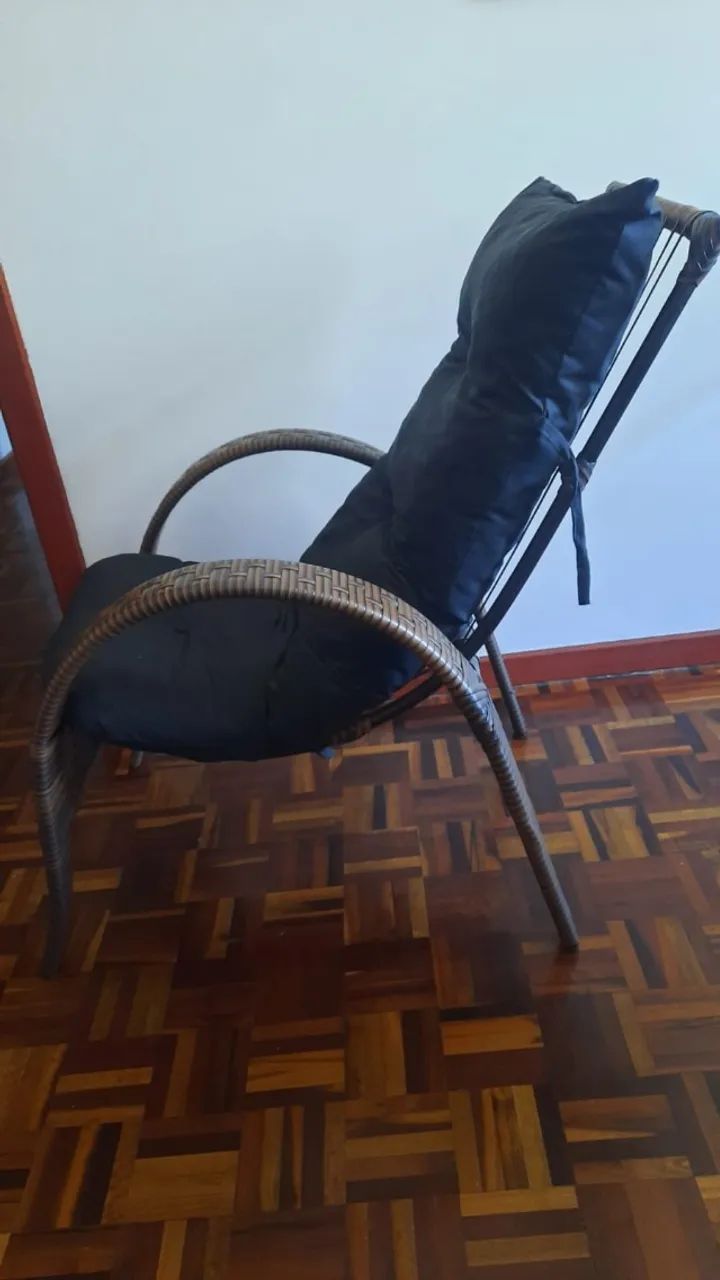 Cadeira Jardim/Varanda + Almofada Futon - Foto 2