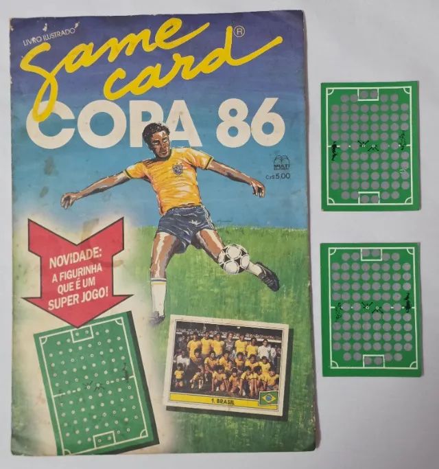 Álbum De Figurinhas Game Card Copa 86 Álbum Copa Do Mundo de