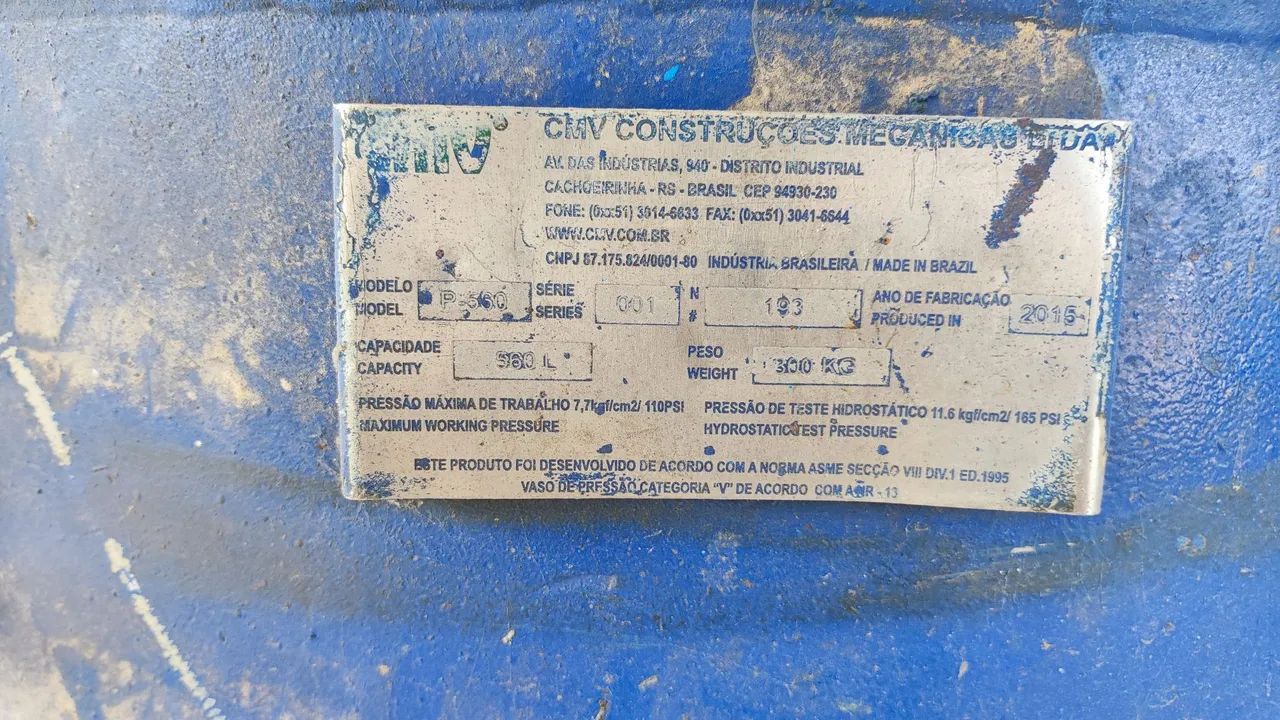 Tanque de abrasivo marca CMV 560 Litros - Foto 3