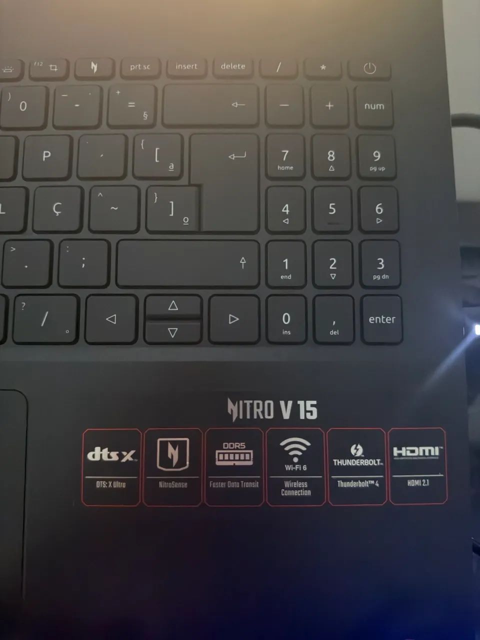 Notebook Acer Gamer Nitro V15 Core I7 13ª   - Foto 3