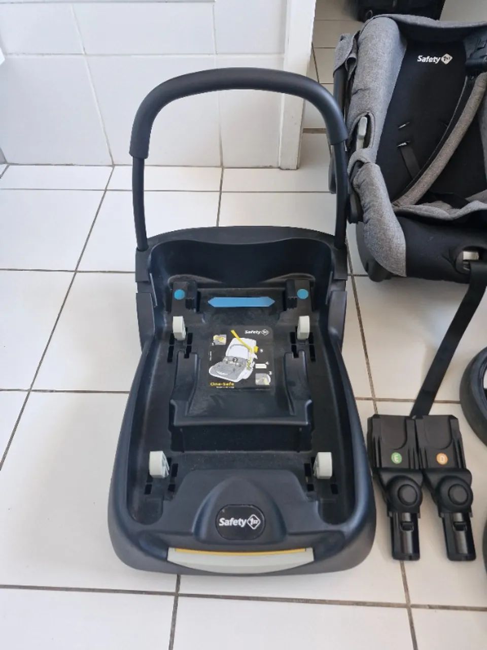 Kit carrinho e bebê conforto completo - Foto 3
