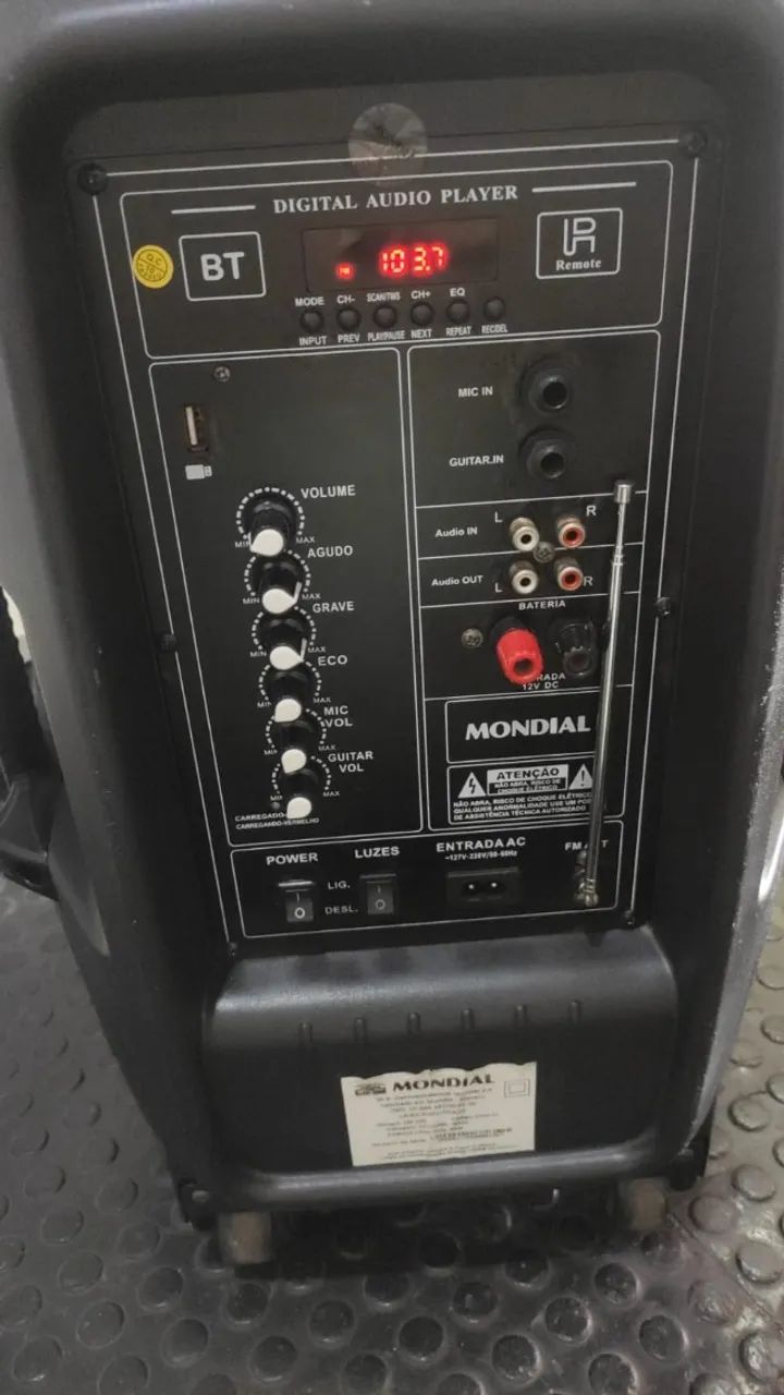 caixa de som mondial 550w - Foto 3
