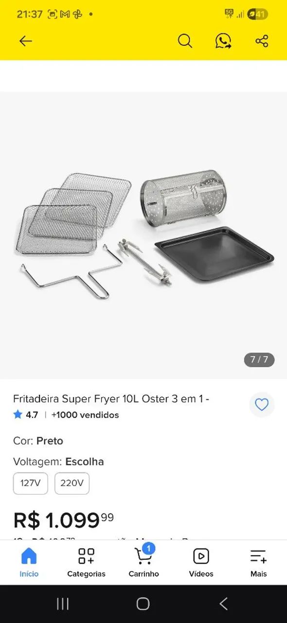 Fritadeira elétrica Oster - Foto 4