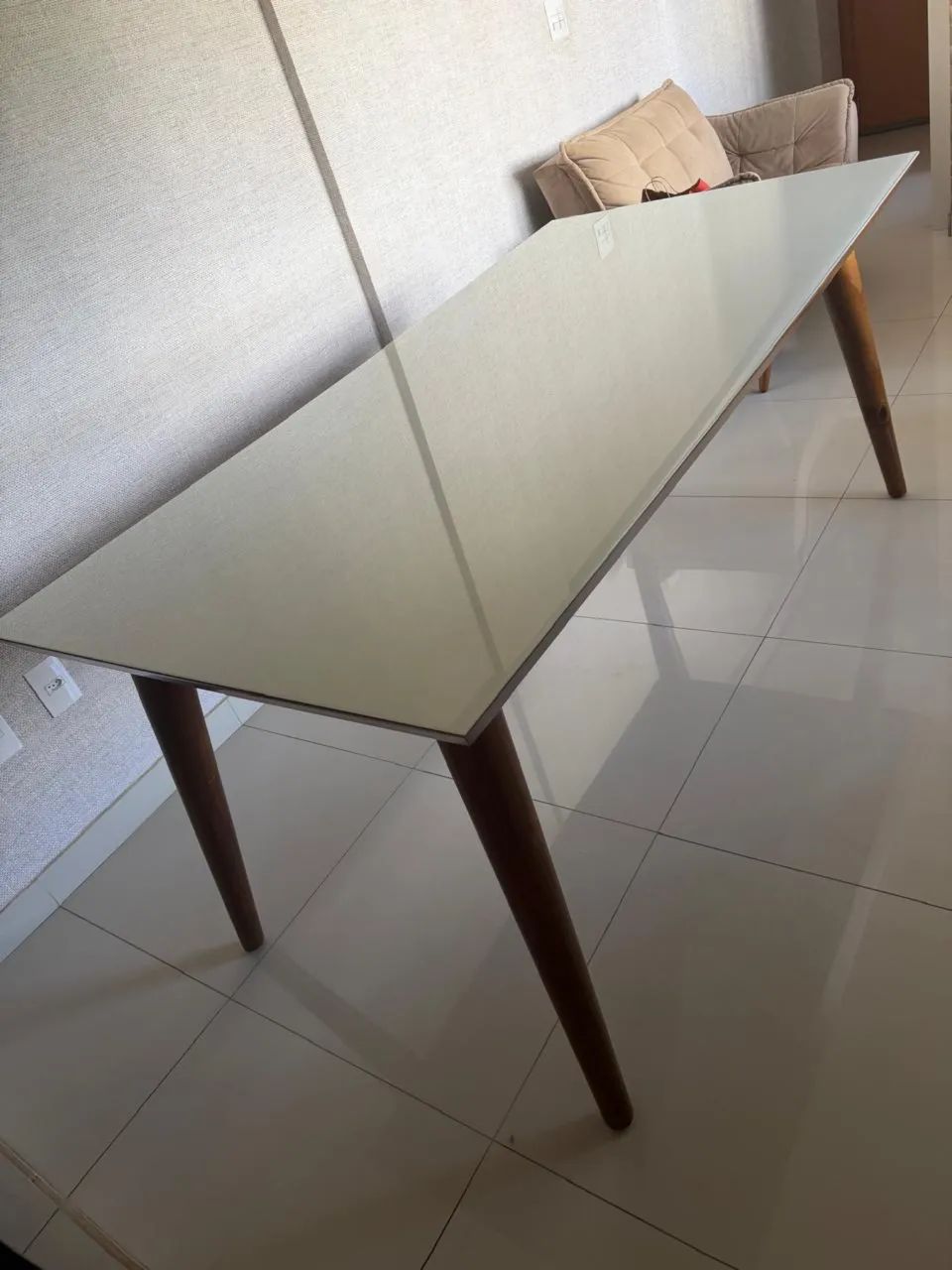     Mesa de Jantar Off-White - Sofisticada e Moderna - Foto 2