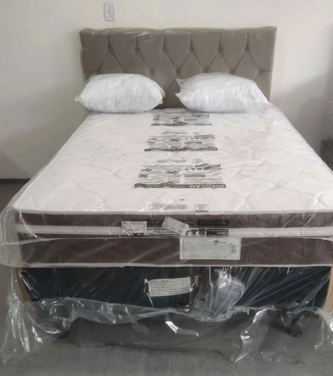 Cama box base + colchão  - Foto 3