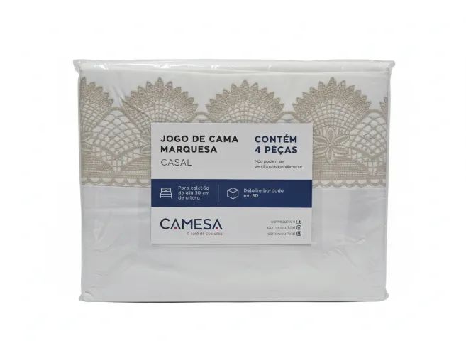 Jogo De Lencóis Marquesa Casal