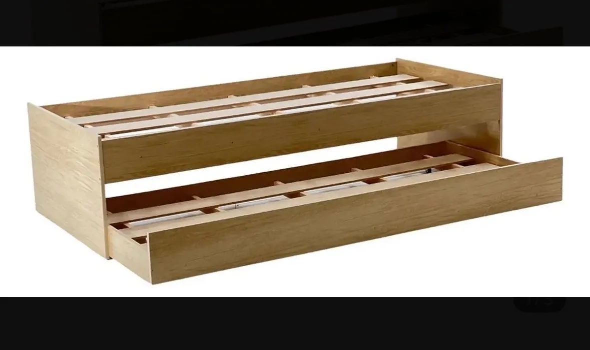 DOAÇÃO! Cama com bicama sem colchão - Foto 3