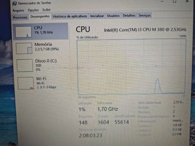 Notebook Itautec InfoWay W7440 - Core i3 / 6GB / SSD 240GB - Foto 5