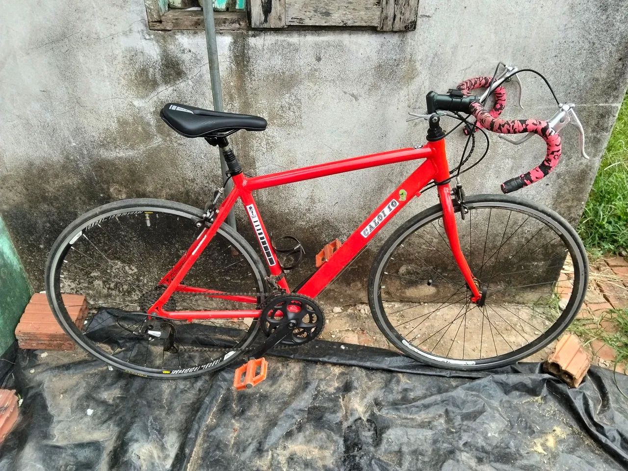 Caloi 10 speed laranja neon - Foto 4