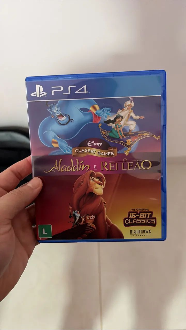 Disney clássics Aladin e rei leão ps4 