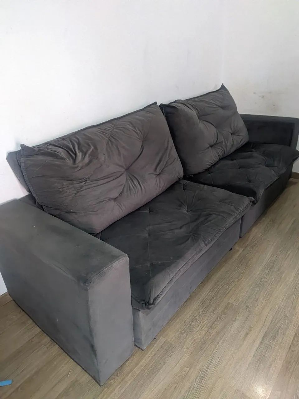 Sofa retrátil e reclinável usado  - Foto 3