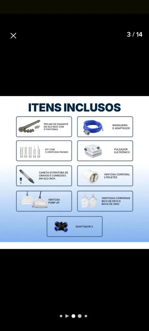 Aparelho vacoterapia com pulsador  - Foto 5