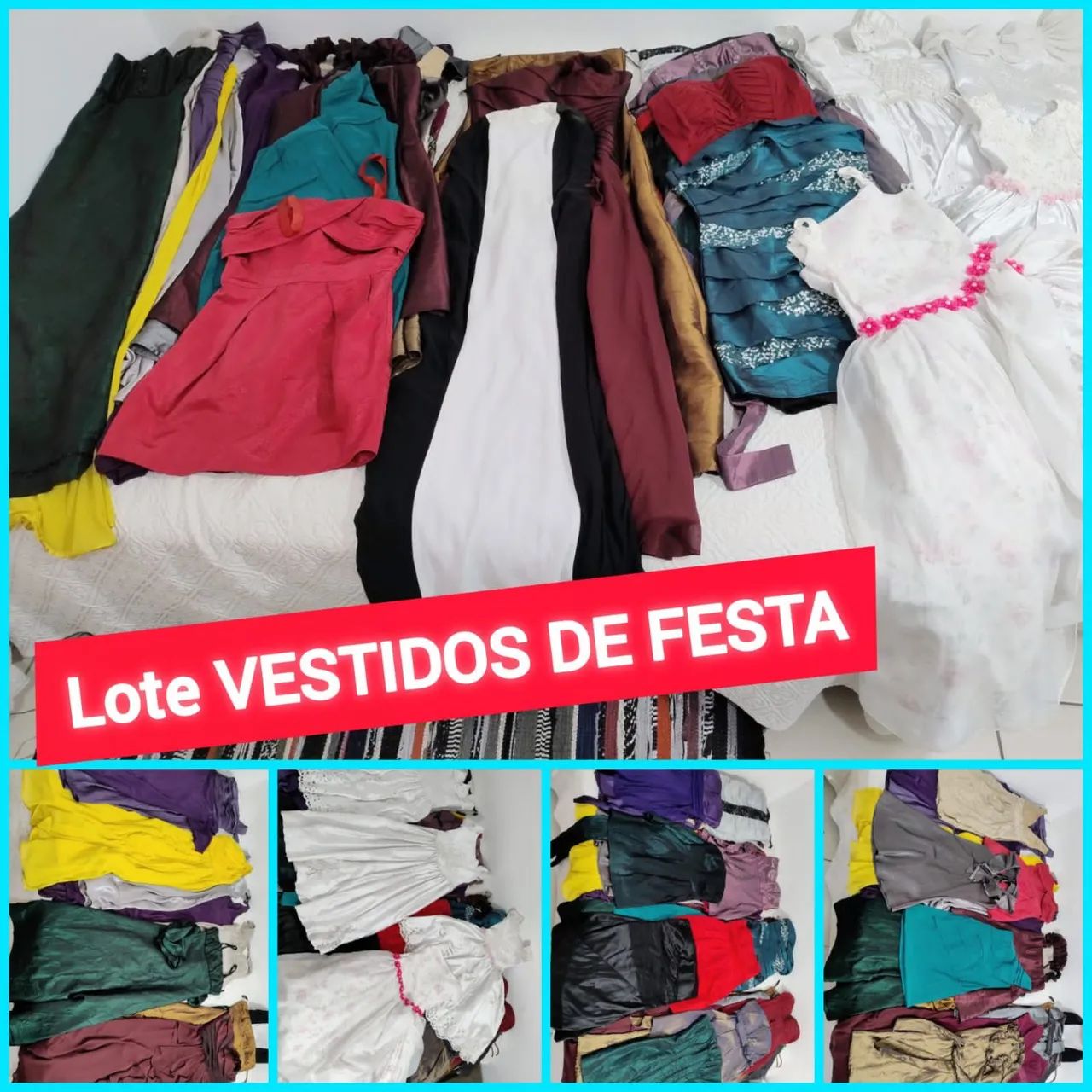 Lote VESTIDOS de FESTA 