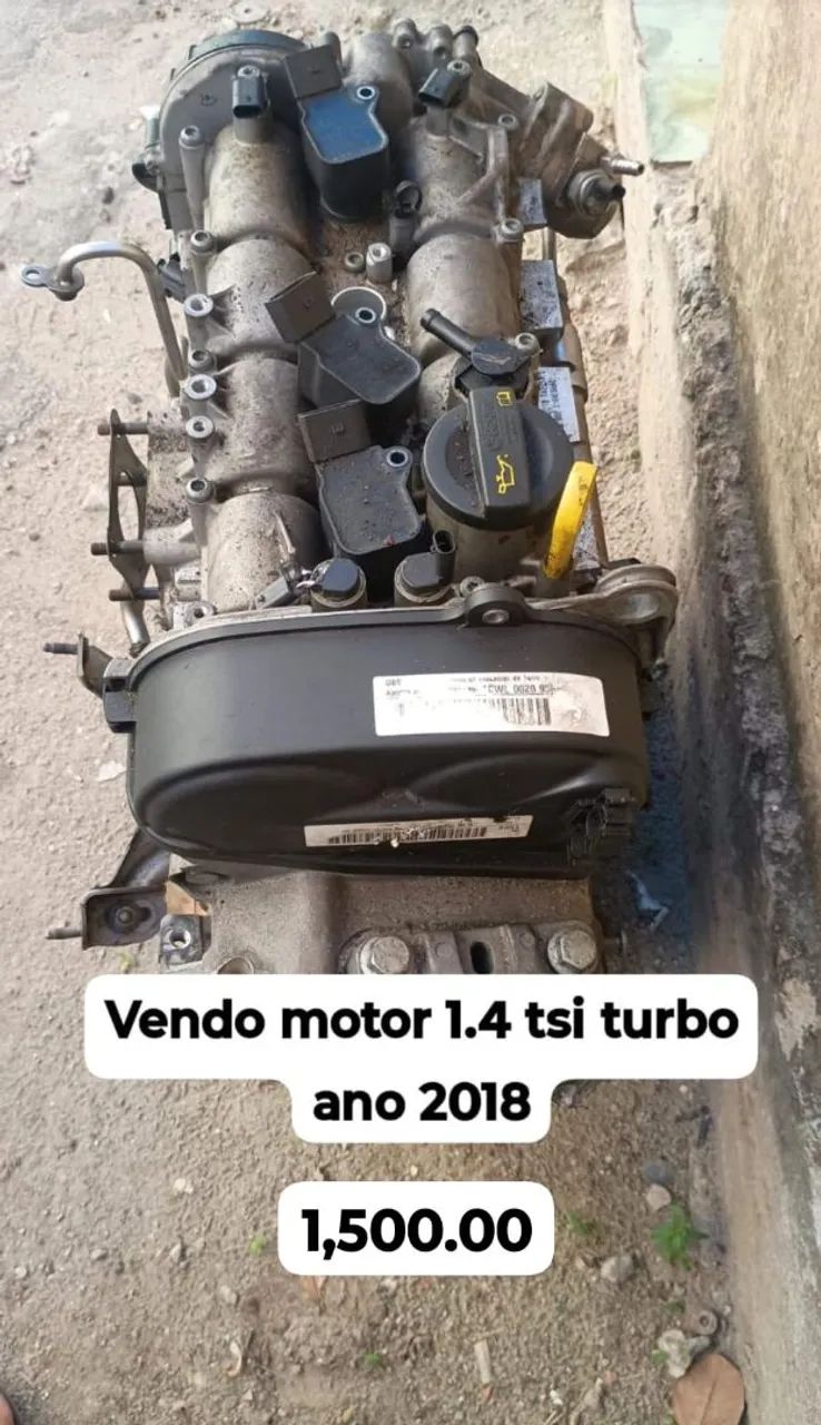 Motor 1.4 tsi turbo ano 2018 