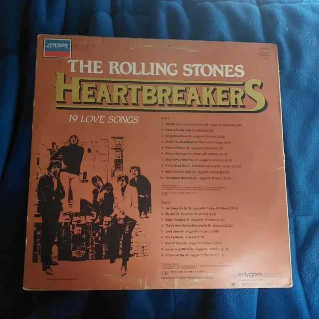 Lp Rolling Stones Heartbreakers Coletânea 1983 Rock Clássico - Foto 2
