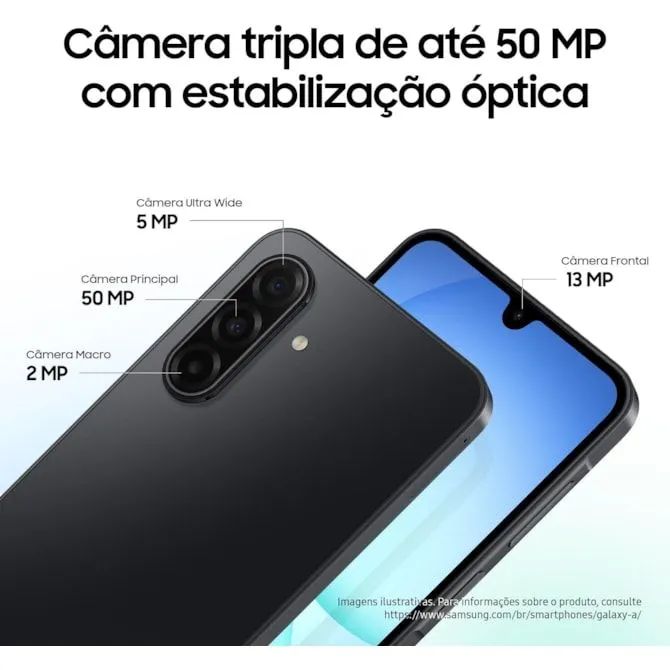 Celular Samsung A17 5G 128GB Amoled NFC Lacrado - Foto 4