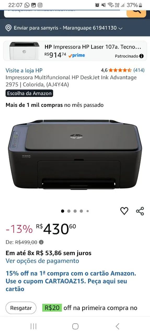 Impressora semi-nova - Foto 4