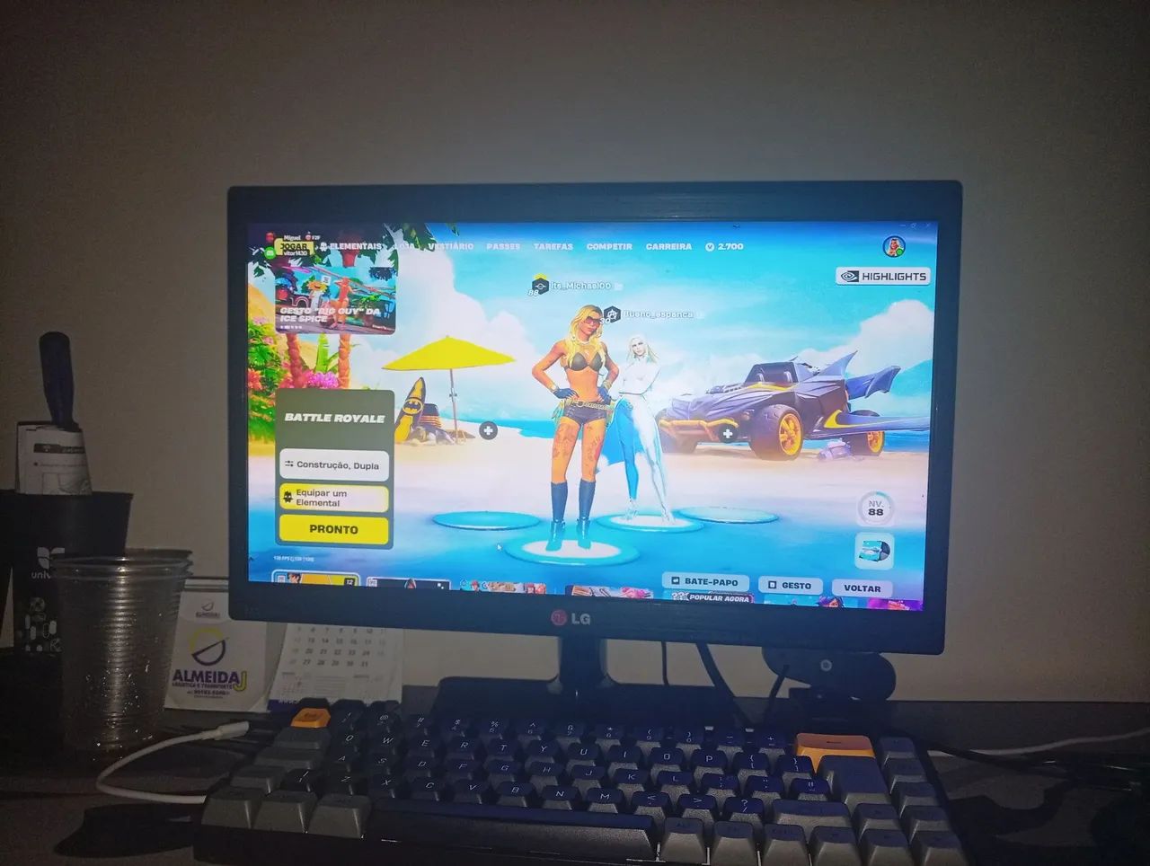 Monitor LG flaron 20en33 
