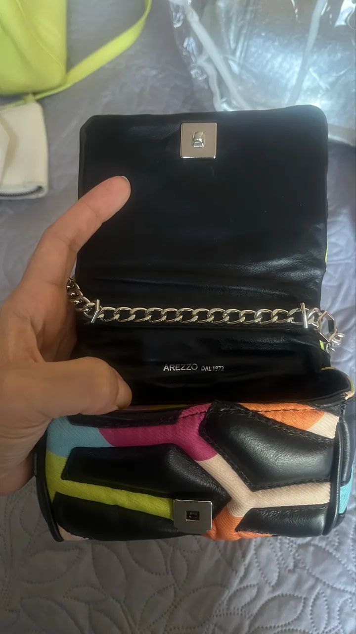 Mini bolsa Arezzo couro  - Foto 2