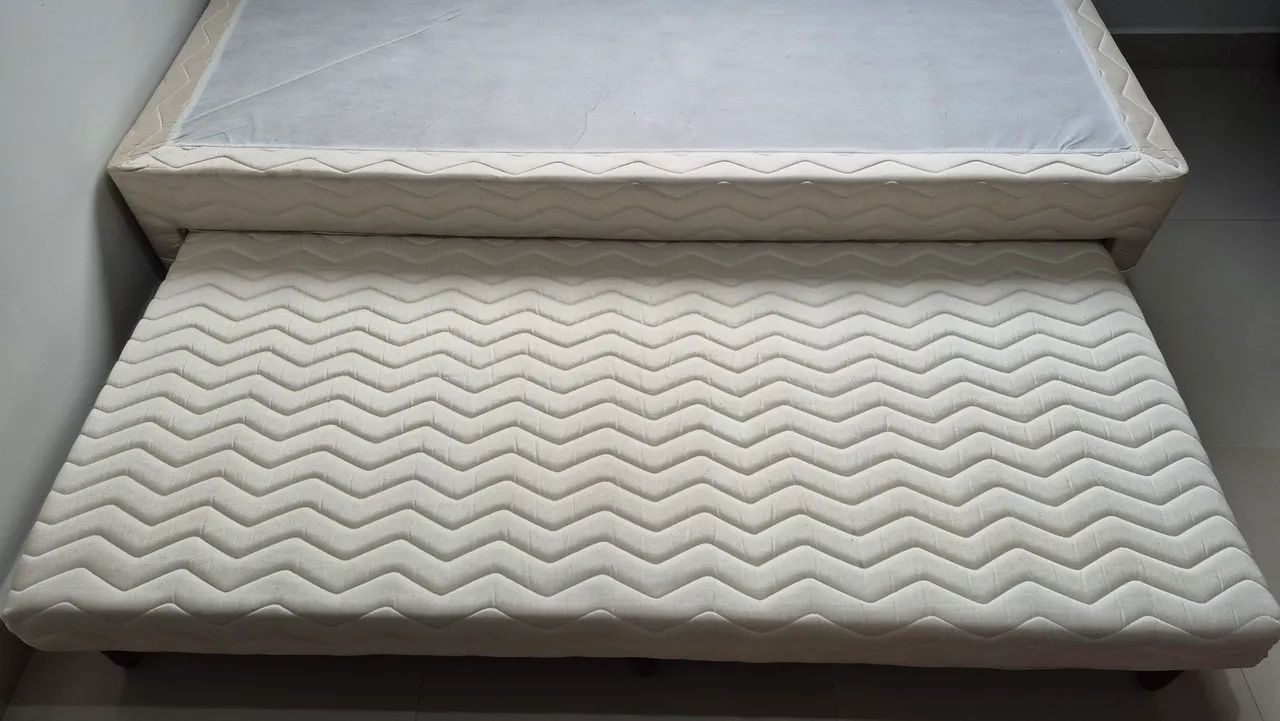 Cama box (base) solteiro com bicama - Foto 3