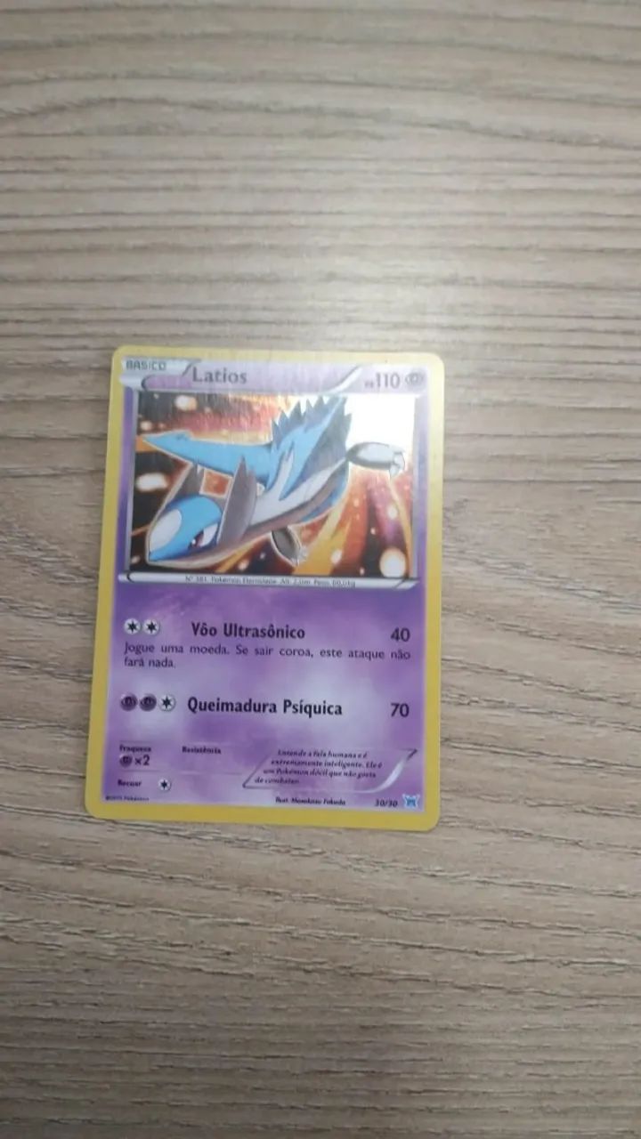 Carta Pokémon Latios 30/30 - EX Dragon - Original