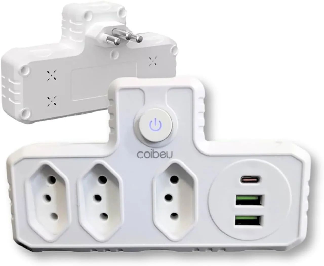 Adaptador de Tomada com USB e Tipo C - Foto 3