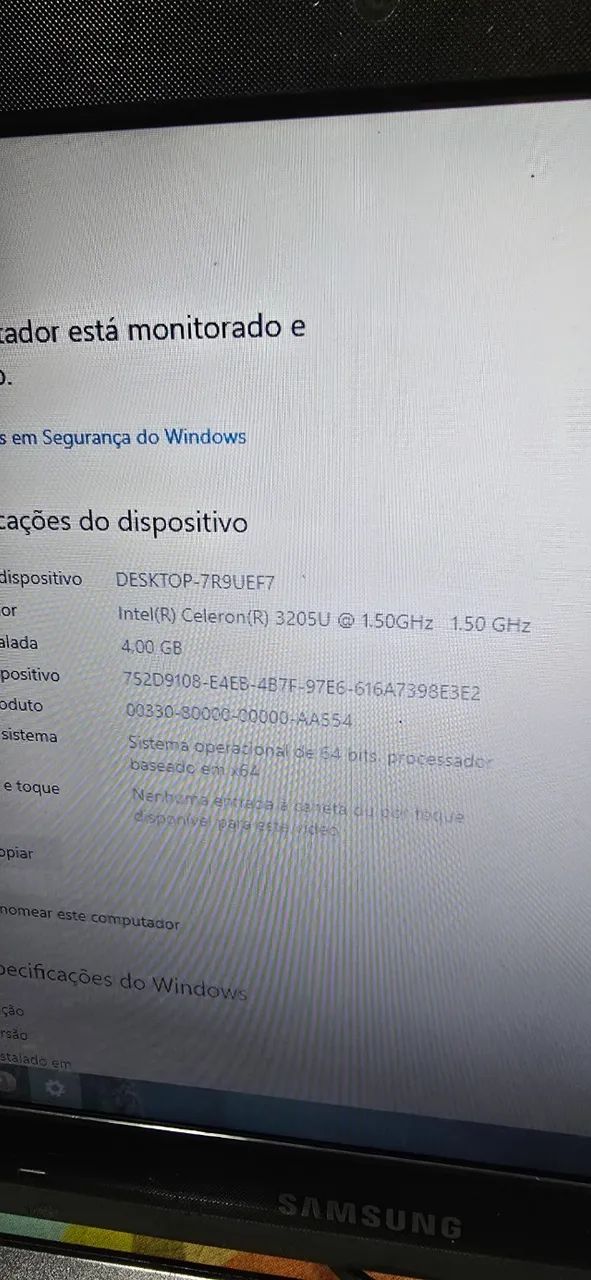 Notebook Samsung NP370E4K 320gb de HD - Foto 3