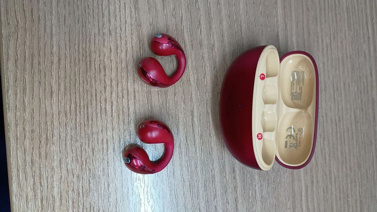 Fone bluetooth Qcy c30s vermelho - Foto 2