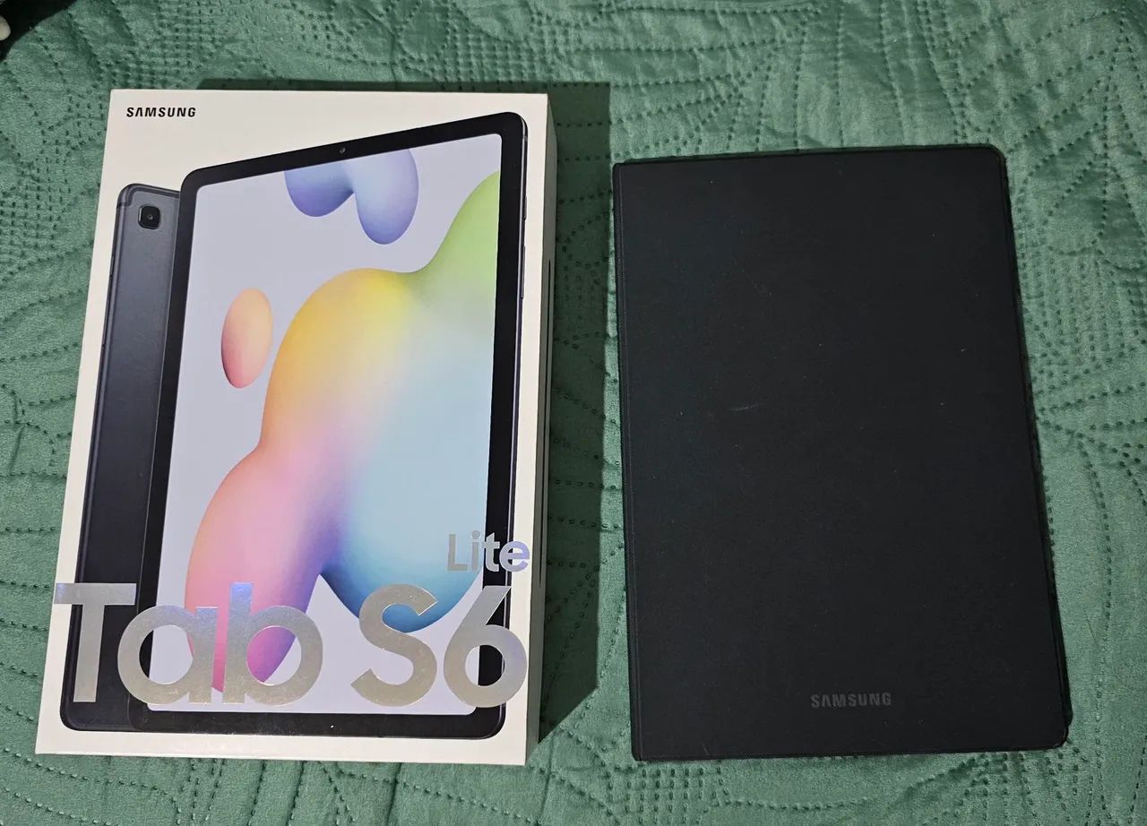 Tablet S6 Lite 64GB(Cinza) + Capa magnética e caneta original.