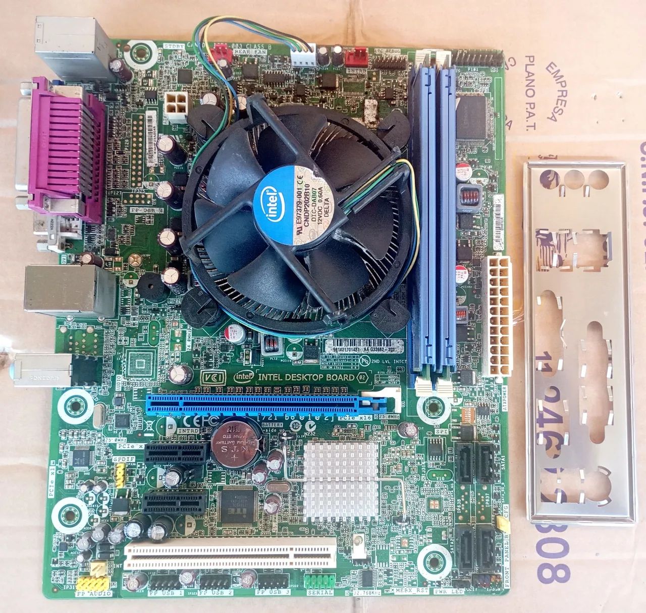 Kit placa mãe + i3 + 4GB ram 