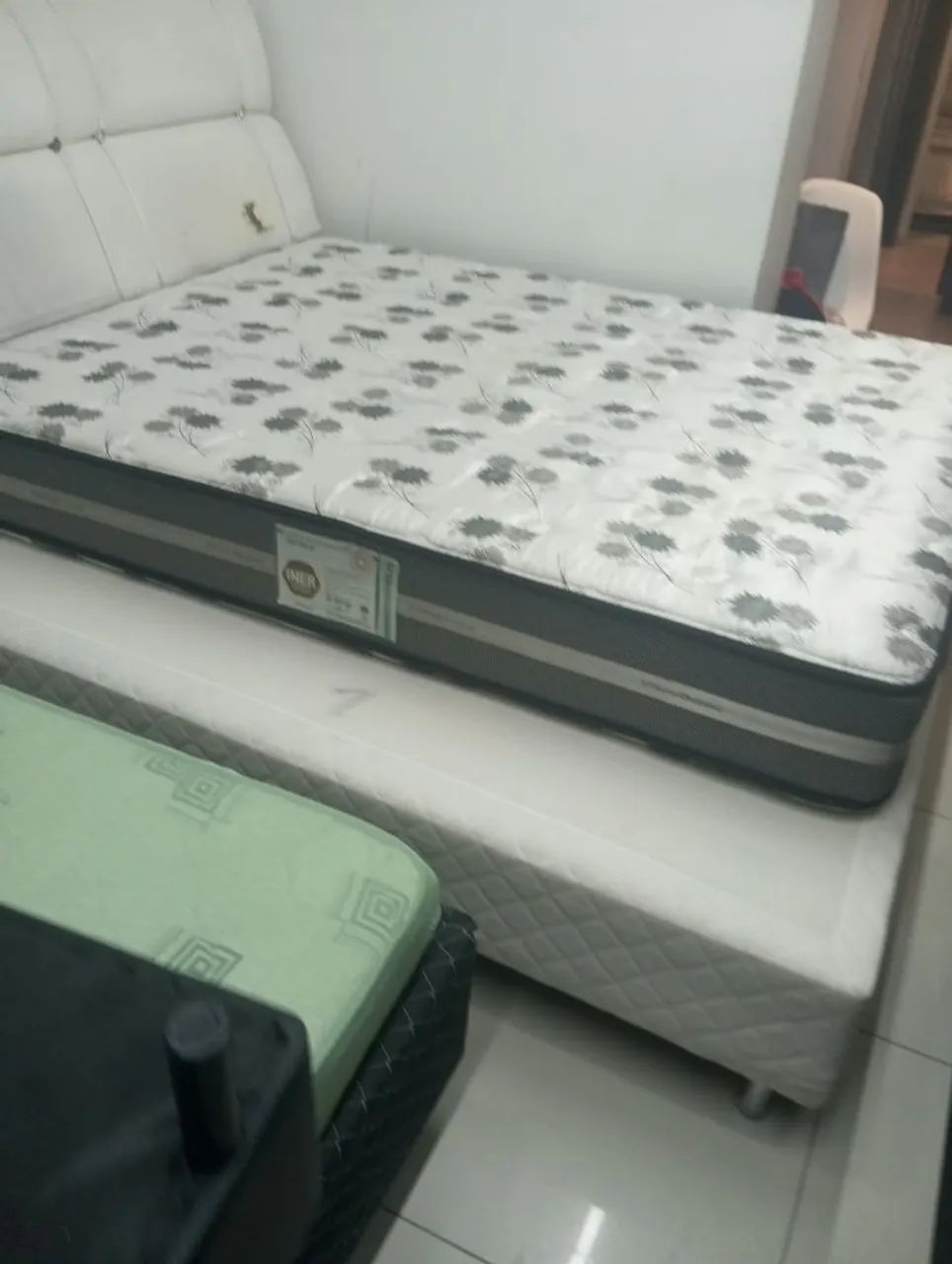 Colchao queem size de casal pilow top duplo ( $$ 700 ) * - Foto 4