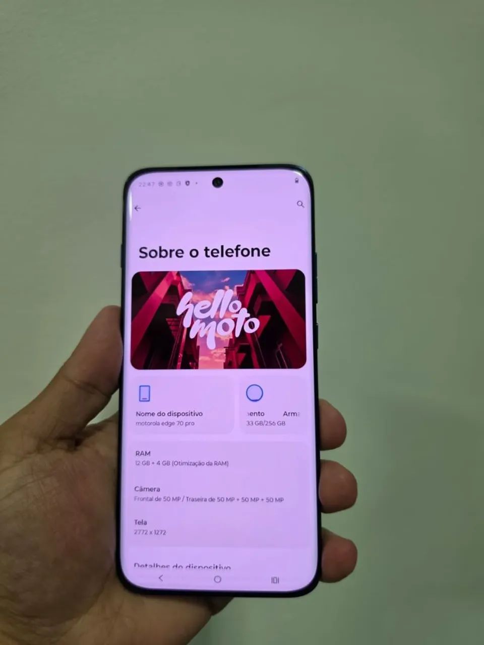 Edge 70 pro Zerado  - Foto 2