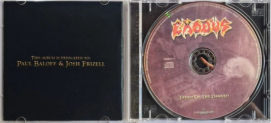 Cd Exodus - Tempo Of The Damned - Foto 3
