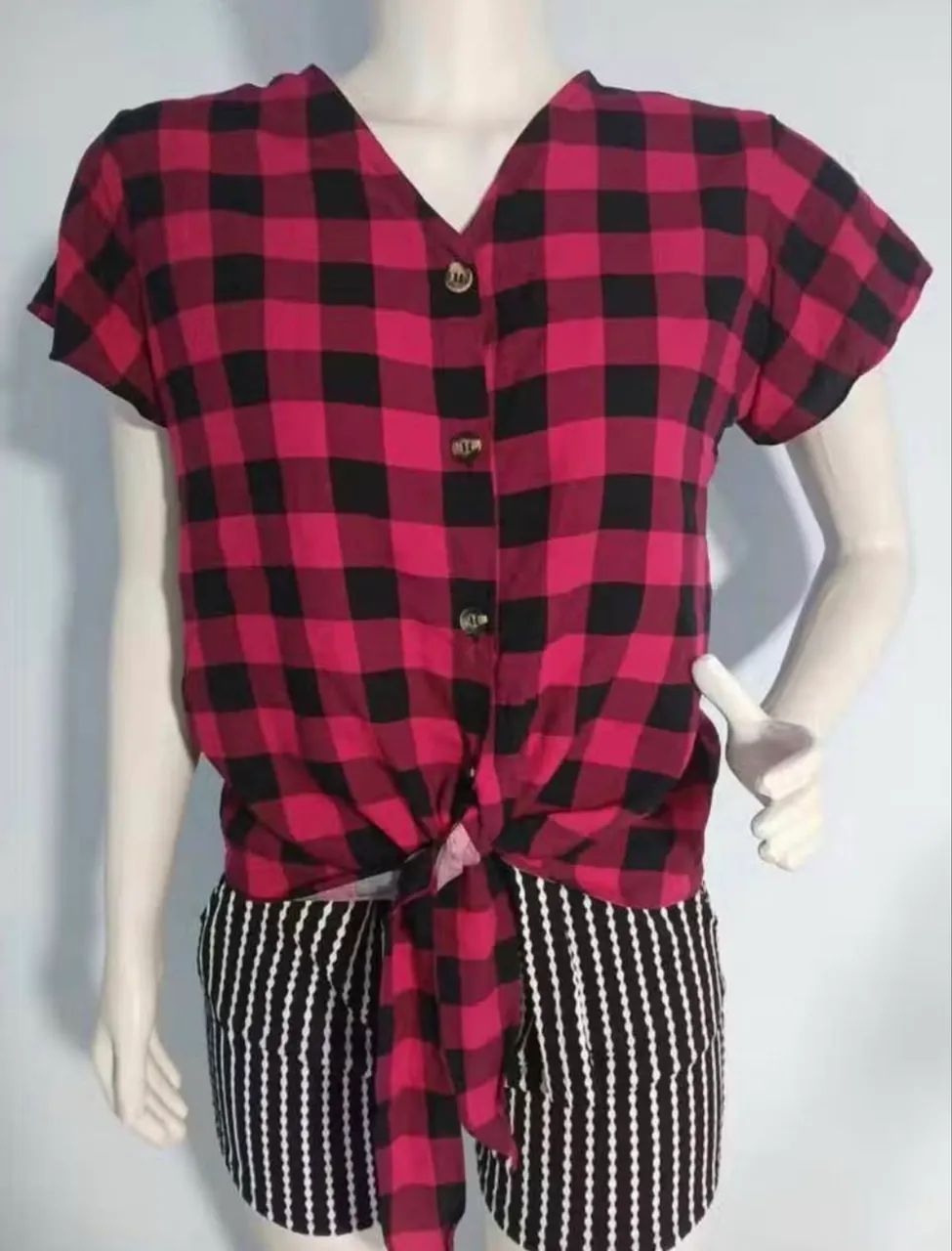 Blusa xadrez (Tamanho M) - Foto 3