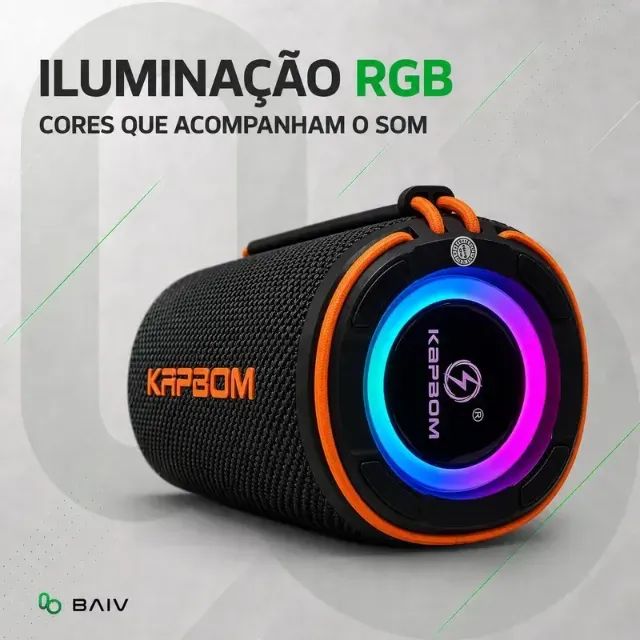 Caixa de Som Bluetooth Kapbom 30W - Foto 2