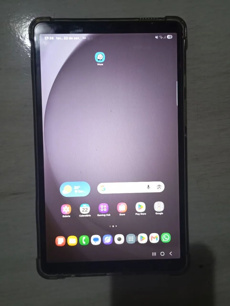 Tablet A9 entrada para chip