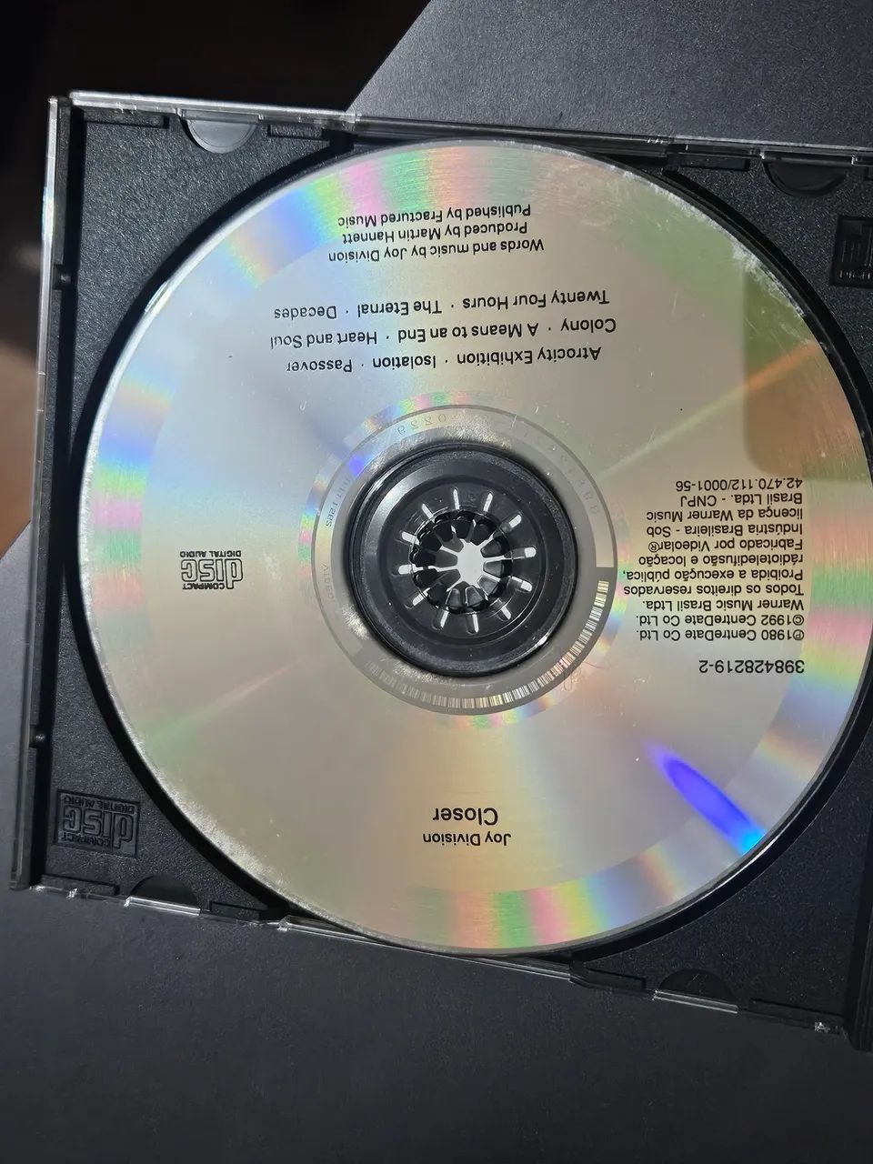 CD Joy Division - Closer  - Foto 3