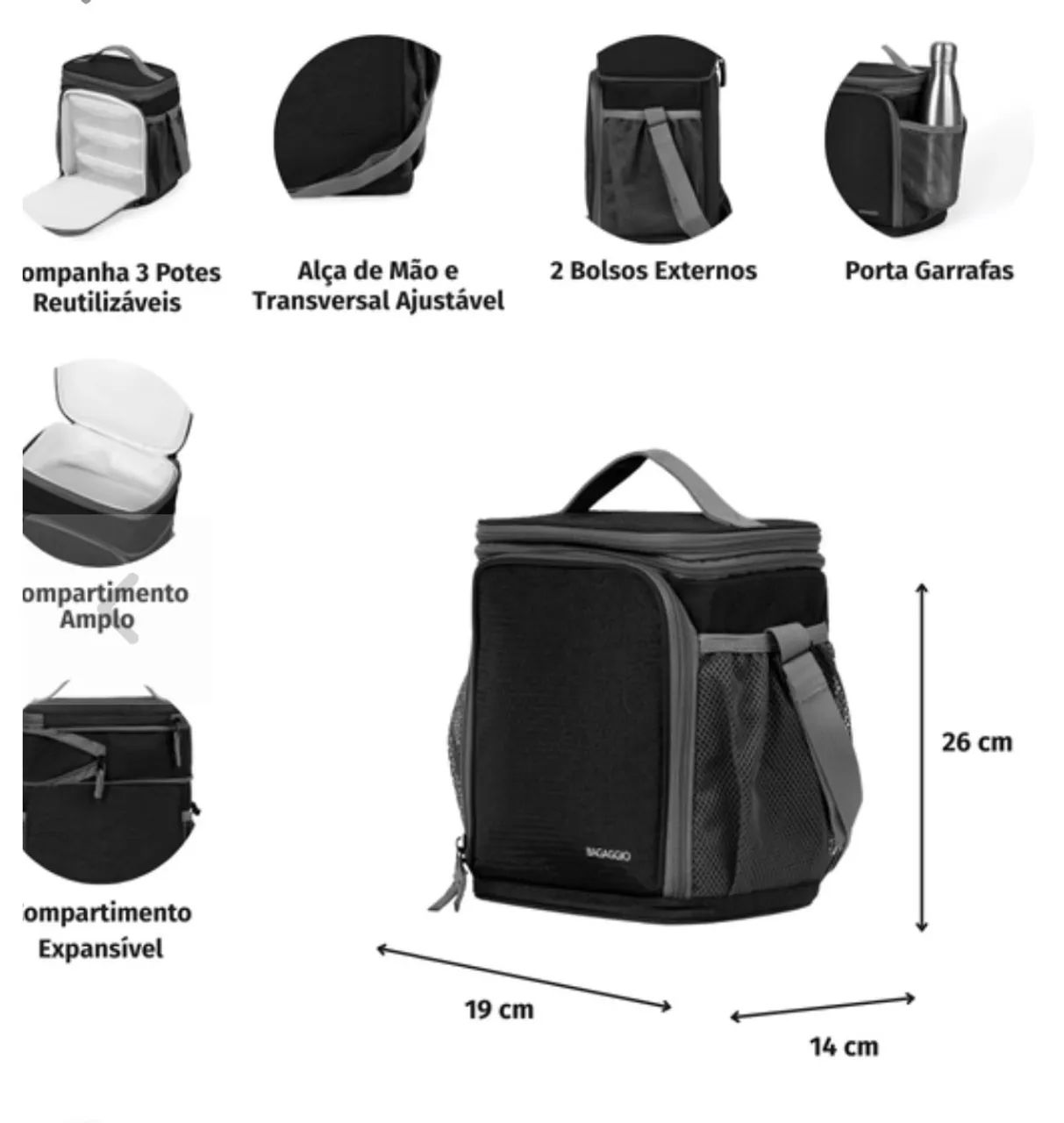 Bolsa térmica Bagaggio - Foto 2